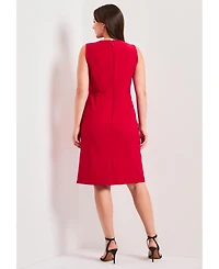 Avenue Women's Plus Cool Hand Sleeveless Dress