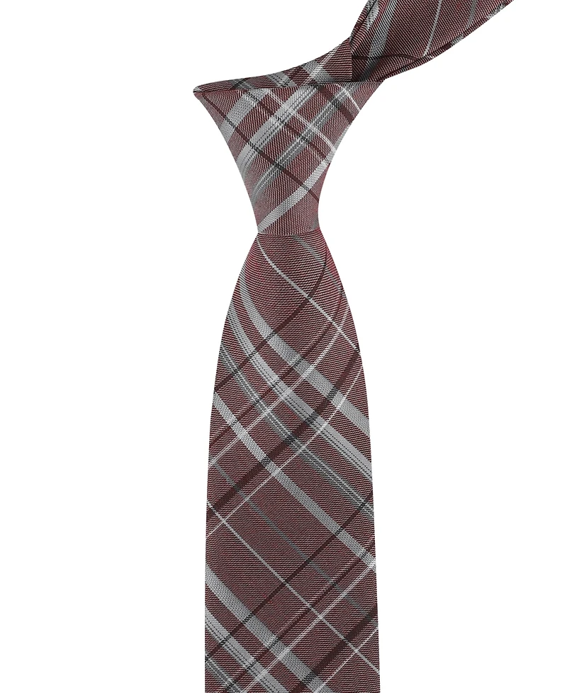 Calvin Klein Men's Theodore Plaid Pattern Tie