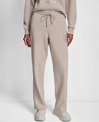 Dkny Women's Sport Stacked Transfer Logo Track Pants
