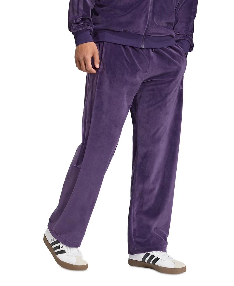 adidas Men's Relaxed-Fit Velour Tiro Track Pants