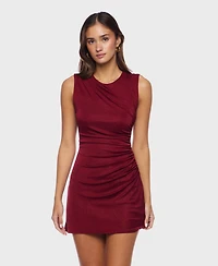 B Darlin Women's Slinky Side Ruched Dress