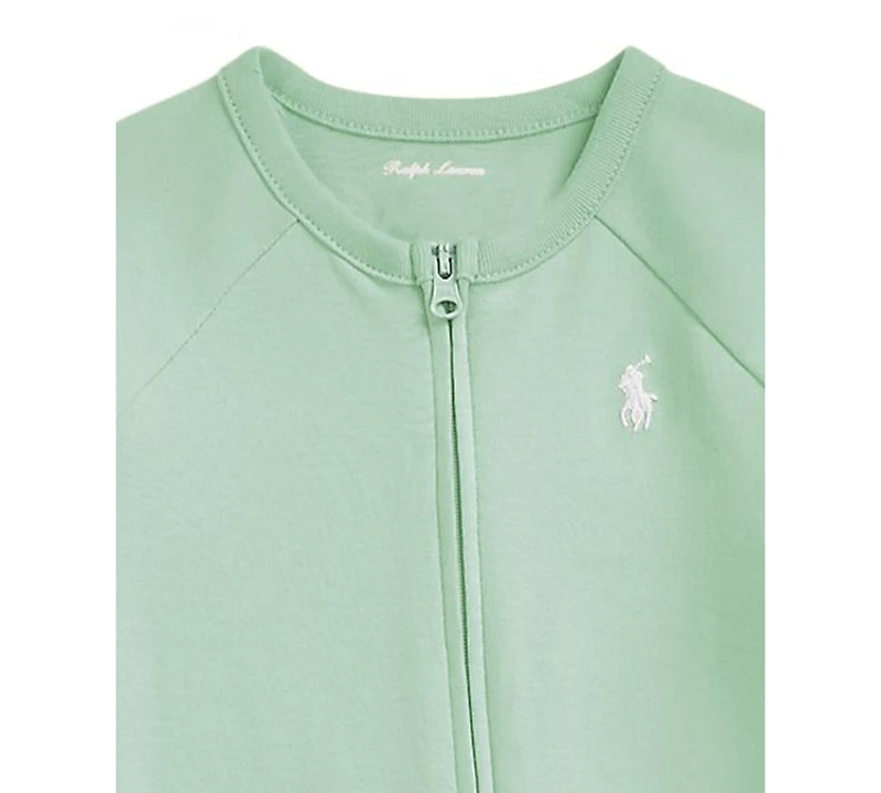 Polo Ralph Lauren Baby Interlock Footed Long-Sleeve Coverall