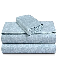 Tribeca Living 300-Thread Count Cotton -Pc. Extra Deep Pocket Sheet Set