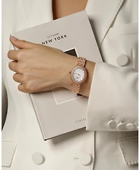 Porsamo Bleu Women's Topaz Angelica Stainless Steel Bracelet Watch 1342CANS