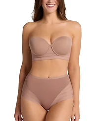 Leonisa Women's Lace Stripe Undetectable Classic Shaper Panty 012903