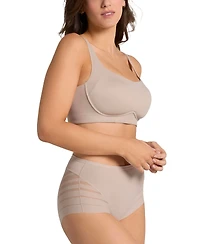 Leonisa Women's Lace Stripe Undetectable Classic Shaper Panty 012903