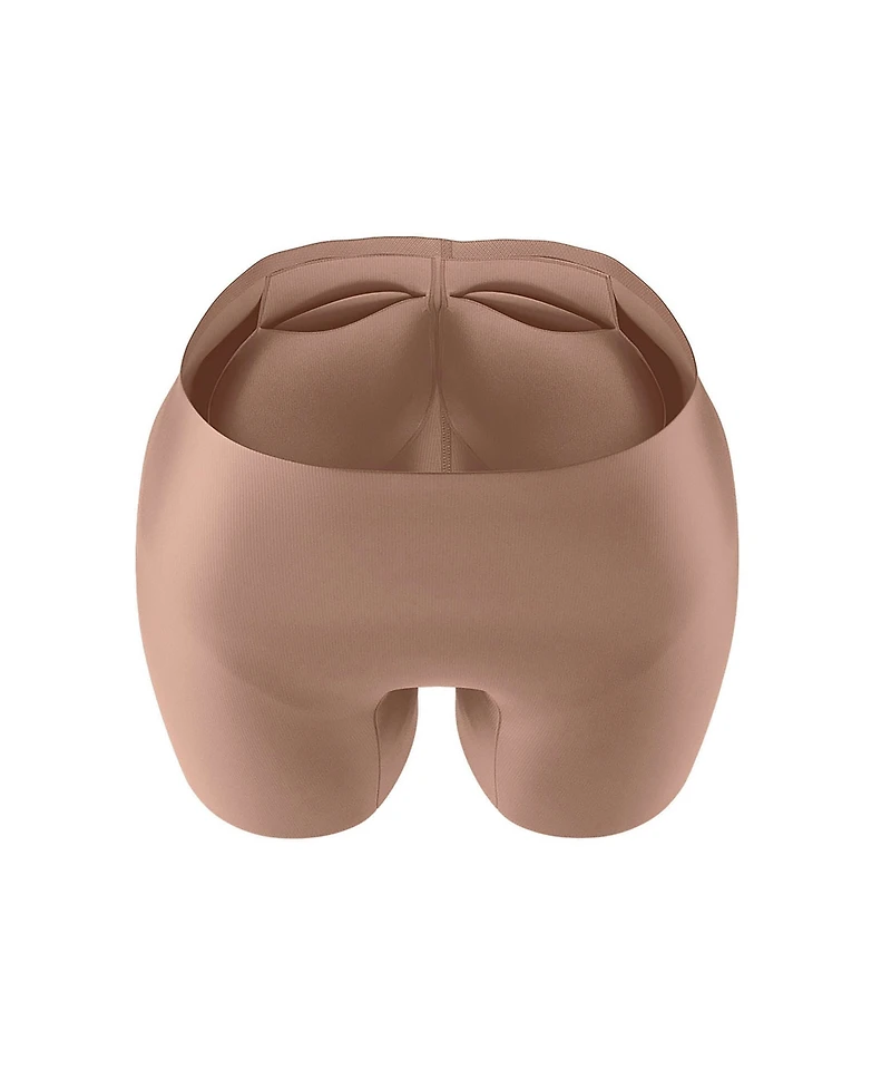 Leonisa Women's Undetectable Padded Butt Lifter Shaper Shorts