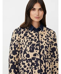 Masai Copenhagen Women's Javira Long Sleeve Animal Print Jacket