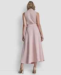 Dkny Women's Maxi Skirt with Bow Tie