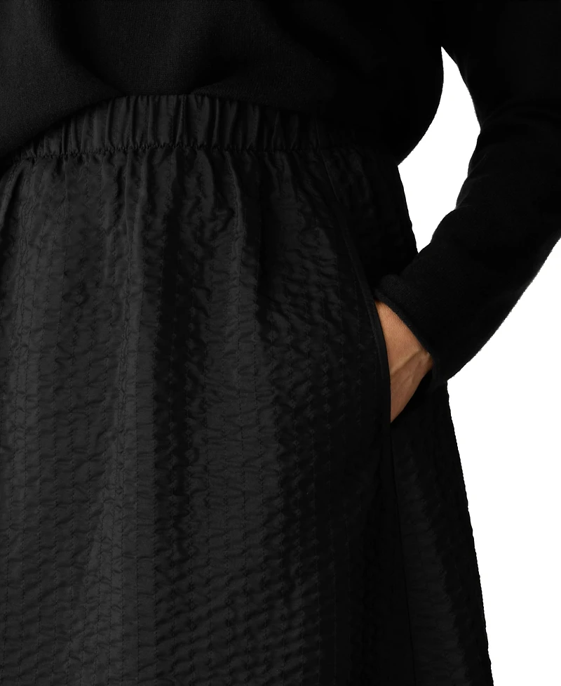 Eileen Fisher Women's Quilted A-Line Skirt