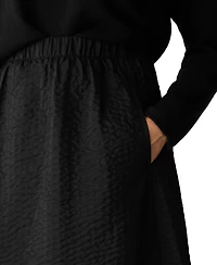 Eileen Fisher Women's Quilted A-Line Skirt