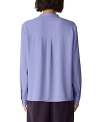 Eileen Fisher Women's Mandarin Collar Top