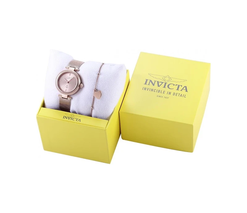 Invicta Women's 49083 Ocean Voyage Quartz PC21J Rose Gold Dial Watch
