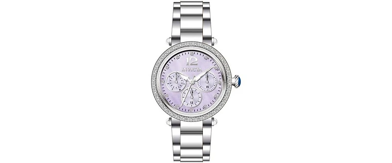 Invicta Women's 49814 Bolt Quartz VH63 Light Purple Dial Watch