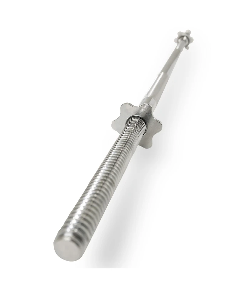 Sunny Health & Fitness 60" Standard Barbell with Star-lock collars, 300 lbs weight capacity