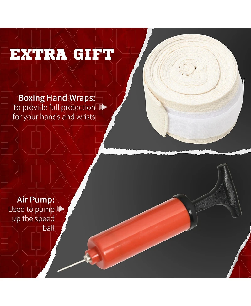 Soozier Speed Bag Boxing Bag Sd Reflex Training Equipment