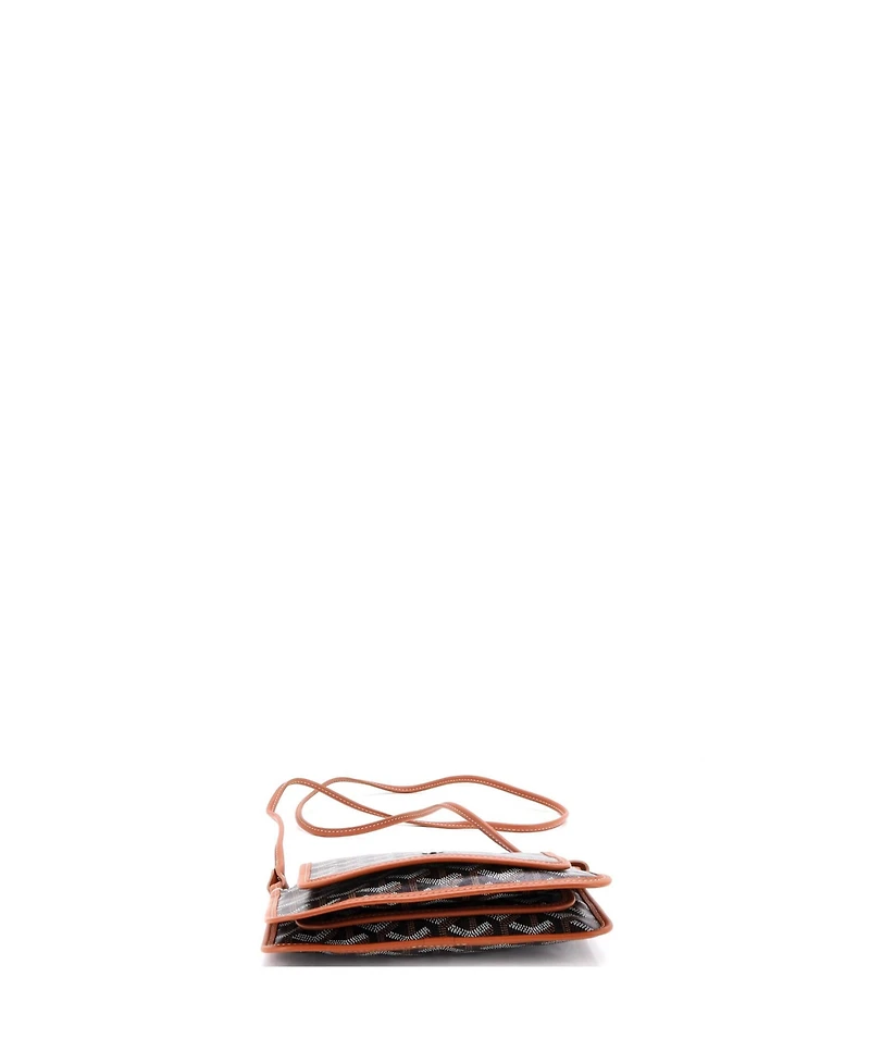 Pre-Owned Goyard Plumet Clutch Wallet Coated Canvas