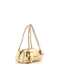 Pre-Owned Versace Tag Bowling Bag Leather