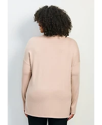 Avenue Women's Addison Cowl Neck Tunic Top