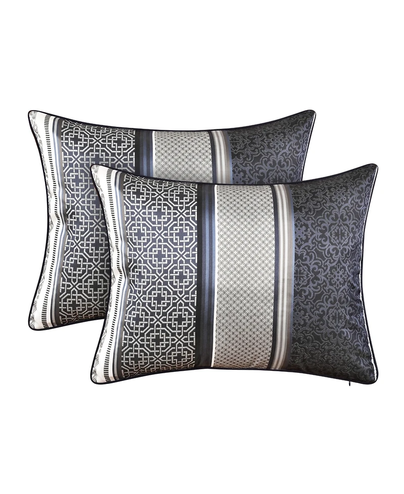 Royal Court Carlisle Foulard 3-Pc. Comforter Set, Full/Queen