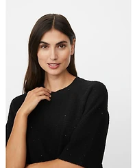 Masai Copenhagen Women's MaFarinna Shimmer Short Sleeve Jumper