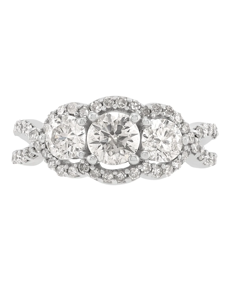 Macy's Diamond Engagement Ring (2 ct. t.w.) in 14k White Gold