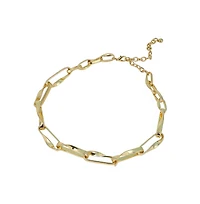 Sohi Women's The Chunky Twirl-Link Chain Necklace - California Gold