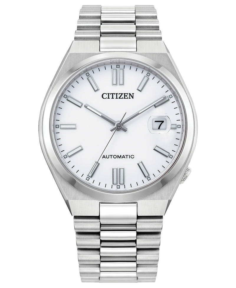Citizen Men's Silver Stainless Steel Bracelet Watch, 40mm