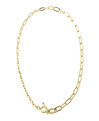 By Adina Eden Pave Accented Toggle Multi Chain Necklace