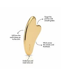 7E Wellness MyoLift Kansa Facial Gua Sha Tools, 2-Pc. Set