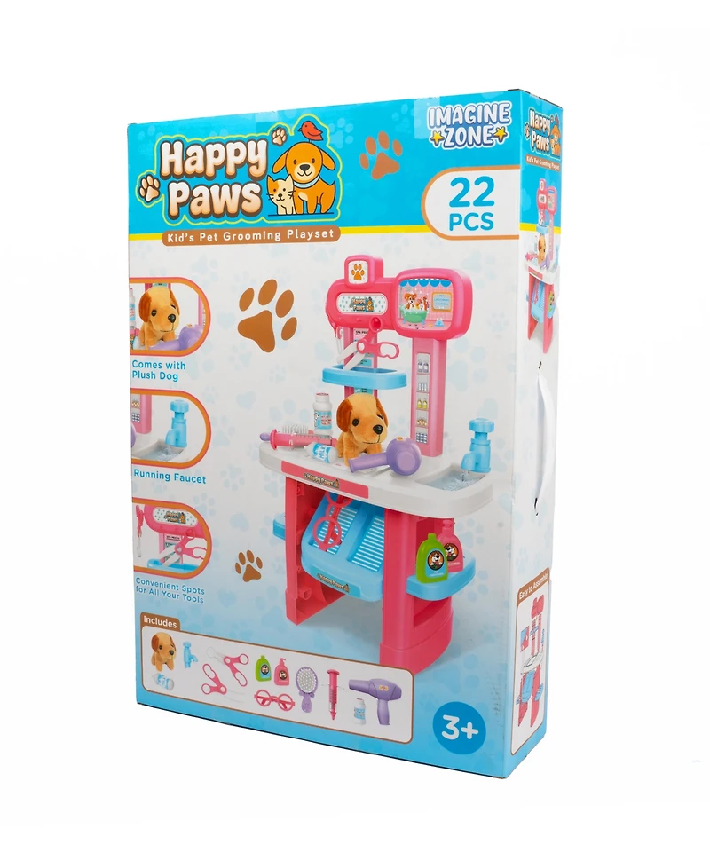 World Tech Toys Happy Paws Kid's Pet Grooming Playset