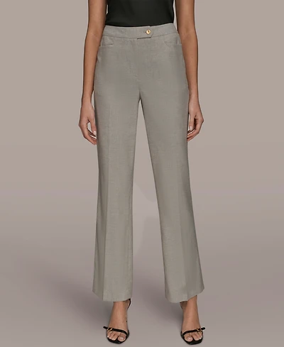 Donna Karan New York Women's Straight Leg Mid-Rise Pants