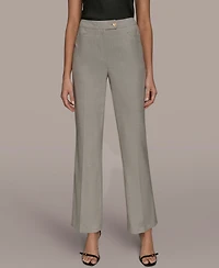 Donna Karan New York Women's Straight Leg Mid-Rise Pants