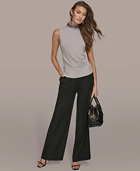 Donna Karan New York Women's Embellished Sleeveless Top