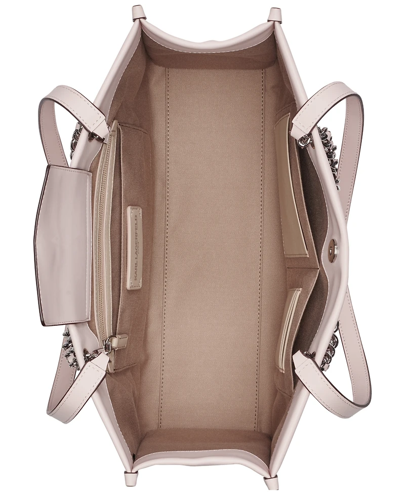 Karl Lagerfeld Paris Savoie Large Leather Tote Bag