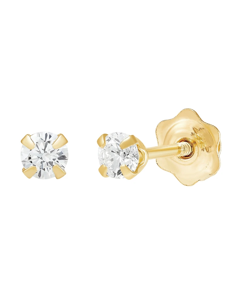 Macy's 3-Piece Stud Earring Set in 10k Yellow Gold