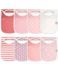 KeaBabies 8-Pack Baby Bibs for Boys, Girls, Pull-on Bibs, Baby Drool Bibs for Baby Boy, Baby Girl, Baby Bib Unisex