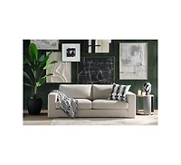 Z Gallerie 1 piece polished stainless steel base Flare End Table