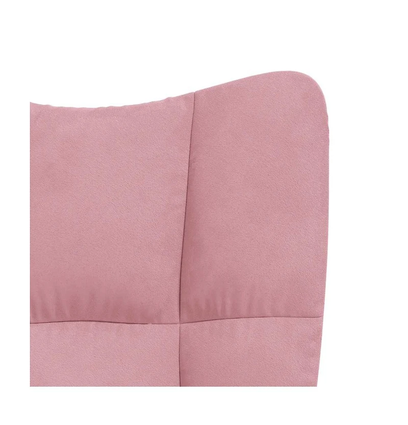 Relaxing Chair Pink Velvet