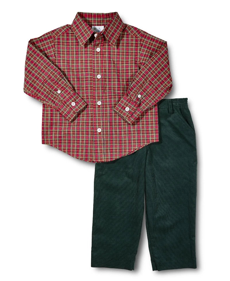 Florence Eiseman Baby Boys Plaid Button Down Shirt