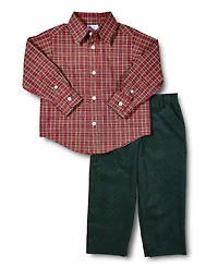 Florence Eiseman Baby Boys Plaid Button Down Shirt