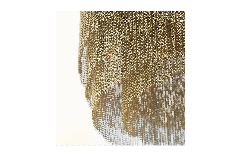 Z Gallerie Dagny Brass Chandelier