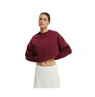 Cotton On Women's Oversized Fleece Sweatshirt