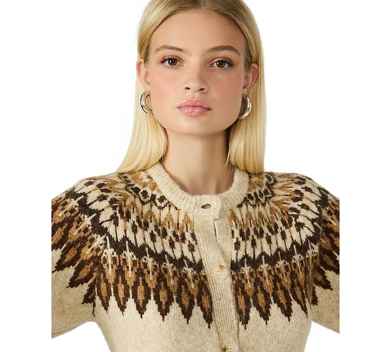 Steve Madden Women's Kyndra Button Front Cardigan Sweater