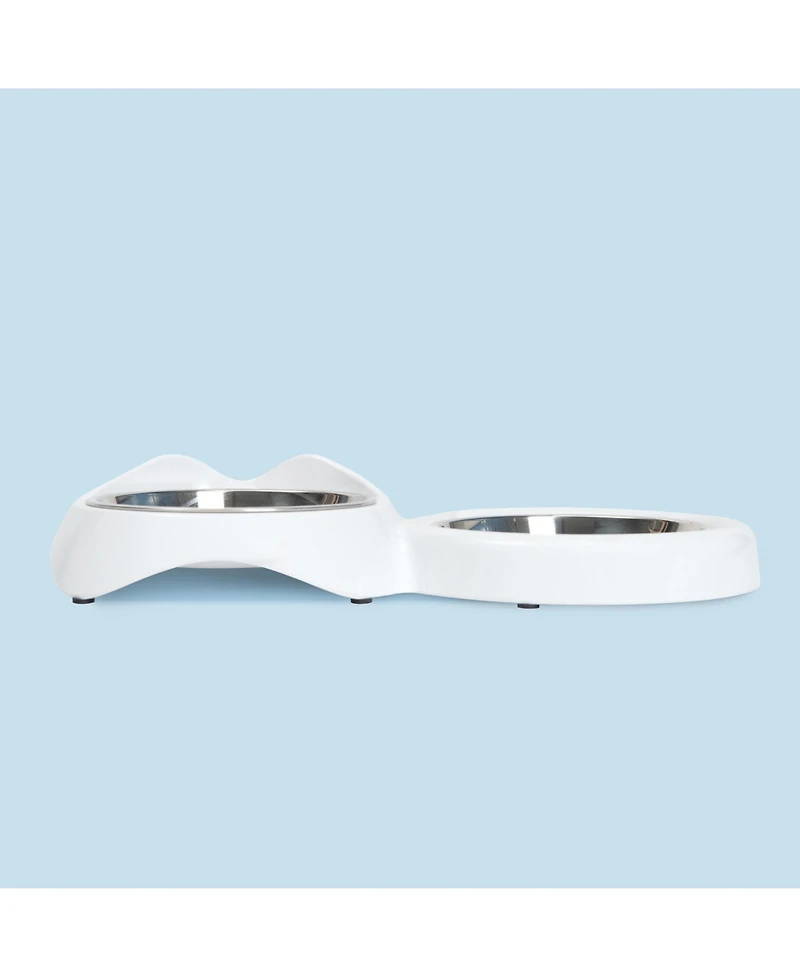 Catit Pixi Double Dish White extra bowl