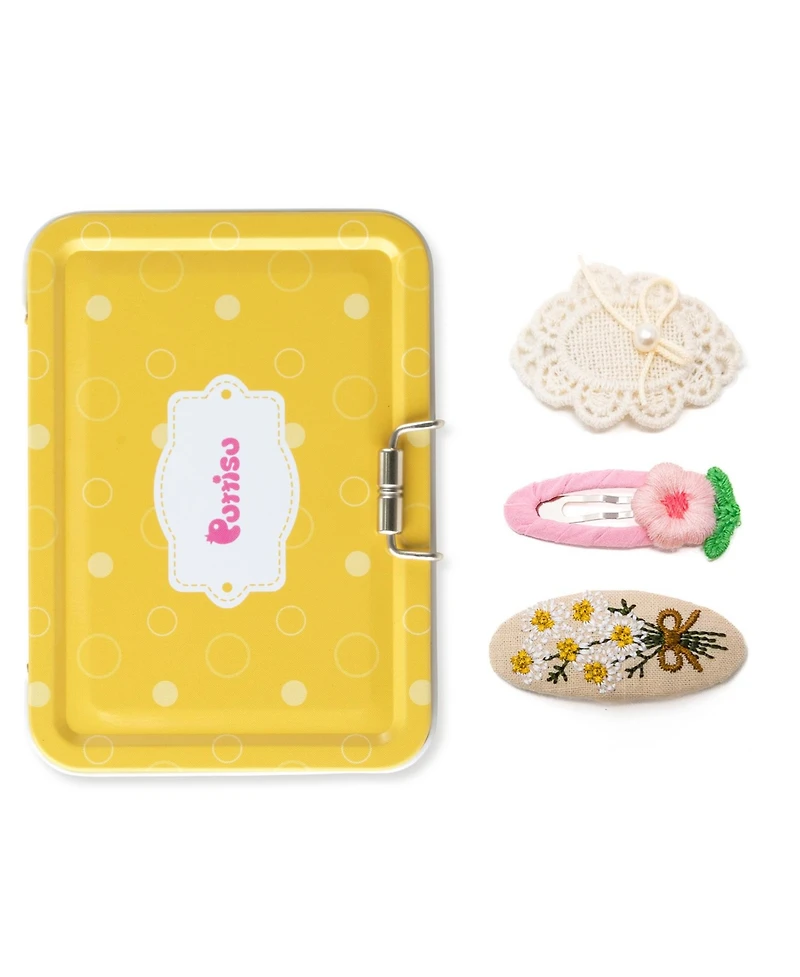 Puttisu 3pc Hair Clip Crochet meadow Set 