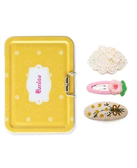 Puttisu 3pc Hair Clip Crochet meadow Set 