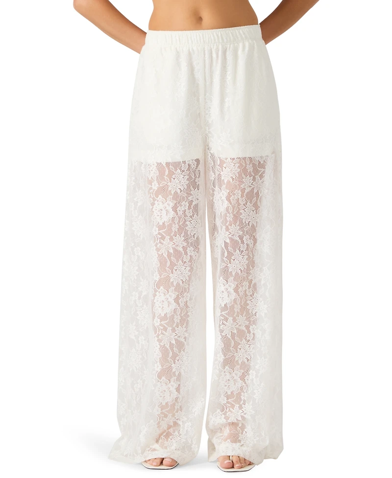 Steve Madden Women's Sedona Loose-Fit Mid-Rise Pants