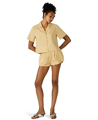 Steve Madden Women's Abilene Relaxed-Fit Mid-Rise Shorts