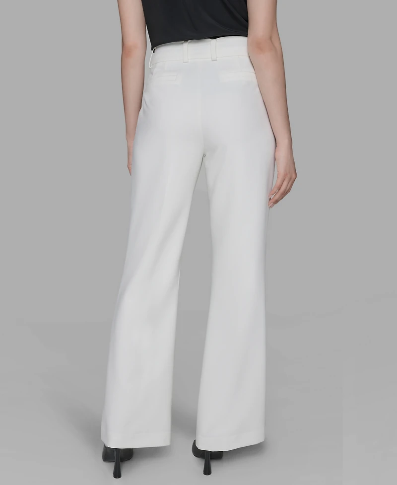 Karl Lagerfeld Paris Women's Flare Leg Pants